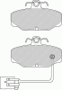 FERODO FSL915 Brake Pad Set, disc brake