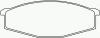 BREMBO P56015 Brake Pad Set, disc brake