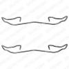 DELPHI LX0321 Accessory Kit, disc brake pads