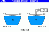 ATE 13.0460-6913.2 (13046069132) Brake Pad Set, disc brake