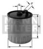MANN-FILTER WK822/1 (WK8221) Fuel filter