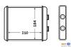BEHR 8FH351024-271 (8FH351024271) Heat Exchanger, interior heating