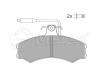 MEYLE 0252074119/W (0252074119W) Brake Pad Set, disc brake