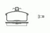 ROADHOUSE 2128.40 (212840) Brake Pad Set, disc brake