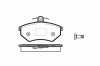 ROADHOUSE 2134.40 (213440) Brake Pad Set, disc brake