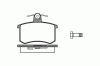 ROADHOUSE 2135.00 (213500) Brake Pad Set, disc brake