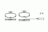 ROADHOUSE 2205.02 (220502) Brake Pad Set, disc brake