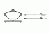 ROADHOUSE 2608.04 (260804) Brake Pad Set, disc brake