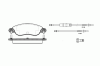ROADHOUSE 2829.04 (282904) Brake Pad Set, disc brake