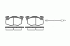 REMSA 0192.12 (019212) Brake Pad Set, disc brake