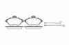 REMSA 0310.04 (031004) Brake Pad Set, disc brake