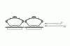 REMSA 0310.14 (031014) Brake Pad Set, disc brake