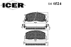 ICER 140524 Brake Pad Set, disc brake