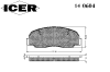 ICER 140604 Brake Pad Set, disc brake