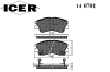 ICER 140701 Brake Pad Set, disc brake