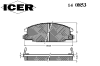 ICER 140853 Brake Pad Set, disc brake