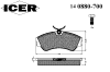 ICER 140880-700 (140880700) Brake Pad Set, disc brake