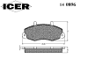 ICER 140896 Brake Pad Set, disc brake