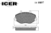 ICER 140897 Brake Pad Set, disc brake