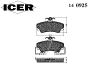 ICER 140925 Brake Pad Set, disc brake
