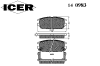 ICER 140983 Brake Pad Set, disc brake