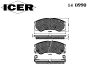 ICER 140990 Brake Pad Set, disc brake