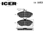 ICER 141053 Brake Pad Set, disc brake