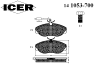 ICER 141053-700 (141053700) Brake Pad Set, disc brake
