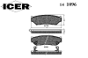 ICER 141096 Brake Pad Set, disc brake