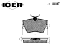 ICER 141167 Brake Pad Set, disc brake
