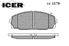 ICER 141170 Brake Pad Set, disc brake