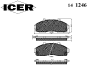 ICER 141246 Brake Pad Set, disc brake