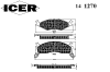 ICER 141270 Brake Pad Set, disc brake