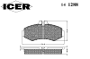 ICER 141288 Brake Pad Set, disc brake