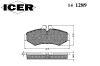 ICER 141289 Brake Pad Set, disc brake