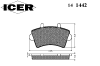 ICER 141442 Brake Pad Set, disc brake