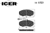 ICER 141523 Brake Pad Set, disc brake