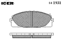 ICER 141931 Brake Pad Set, disc brake
