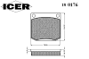 ICER 180176 Brake Pad Set, disc brake