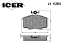 ICER 180281 Brake Pad Set, disc brake
