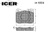 ICER 180324 Brake Pad Set, disc brake