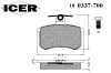 ICER 180337-700 (180337700) Brake Pad Set, disc brake