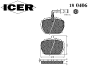 ICER 180406 Brake Pad Set, disc brake