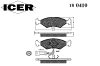 ICER 180410 Brake Pad Set, disc brake