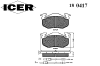 ICER 180417 Brake Pad Set, disc brake