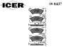 ICER 180437 Brake Pad Set, disc brake