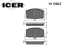 ICER 180463 Brake Pad Set, disc brake