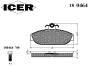 ICER 180464 Brake Pad Set, disc brake