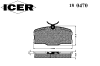 ICER 180470 Brake Pad Set, disc brake