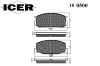 ICER 180500 Brake Pad Set, disc brake